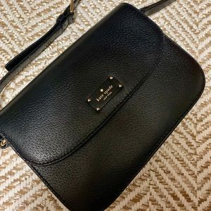 Kate Spade leather black crossbody